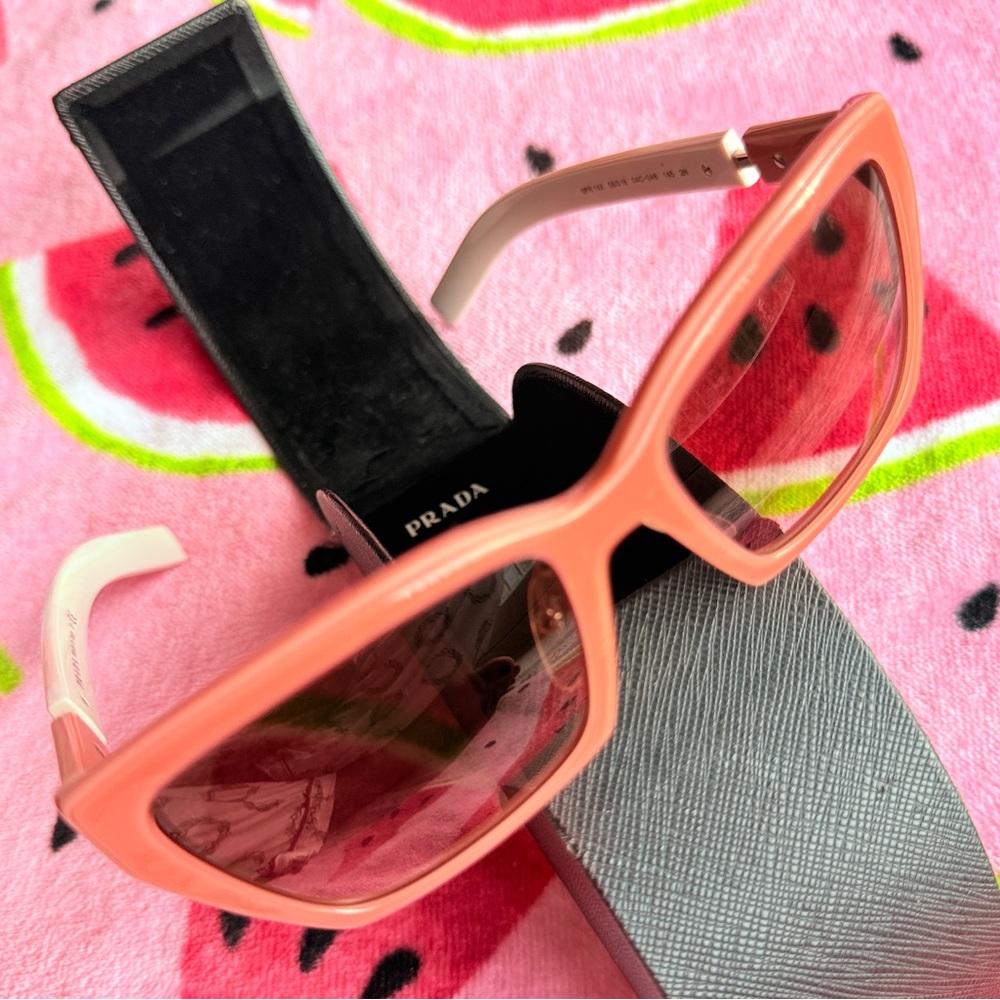 Prada Pink Oversized Sunglasses